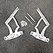 Pair Left & Right Billet Hood Hinges 100-3904 for Camaro Firebird 1967-1969