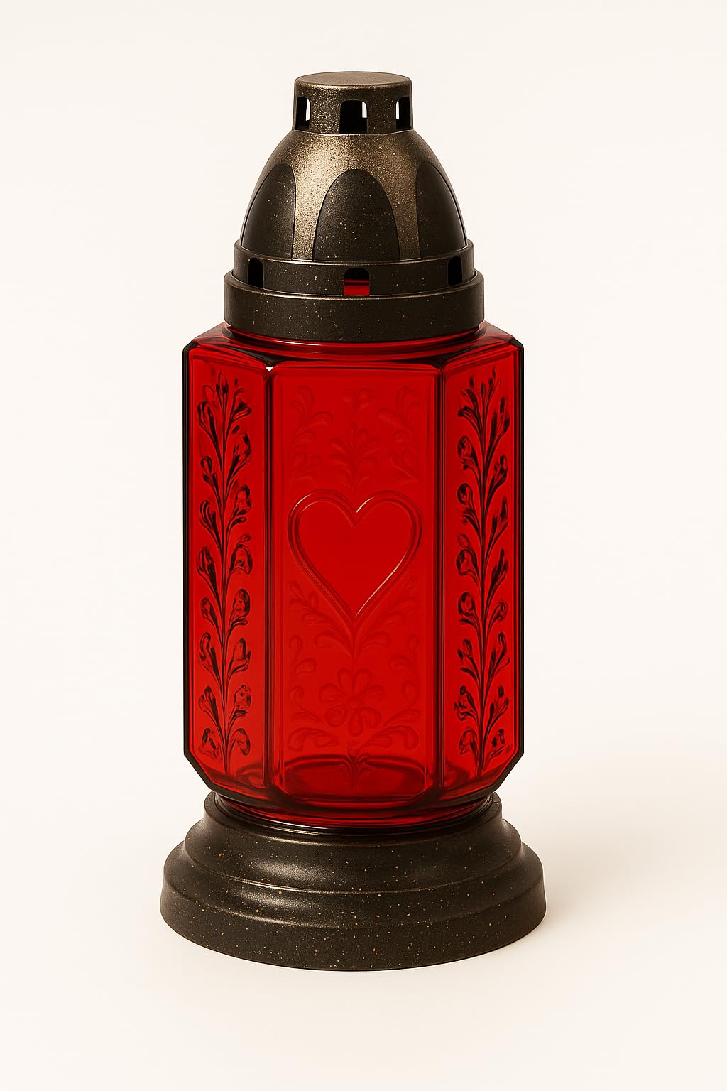 Polish Grave Candle – Z495 Mix- Traditional Memorial Light – Znicz Poland (1, Red)