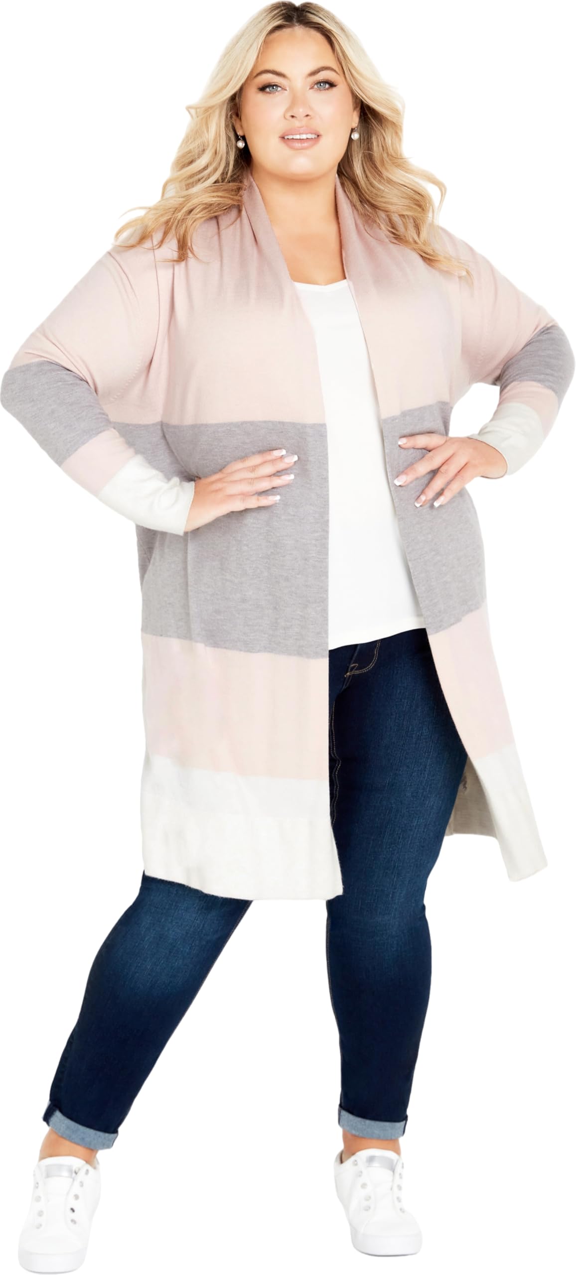 Avenue Women's Keelyn Colorblock Cardigan