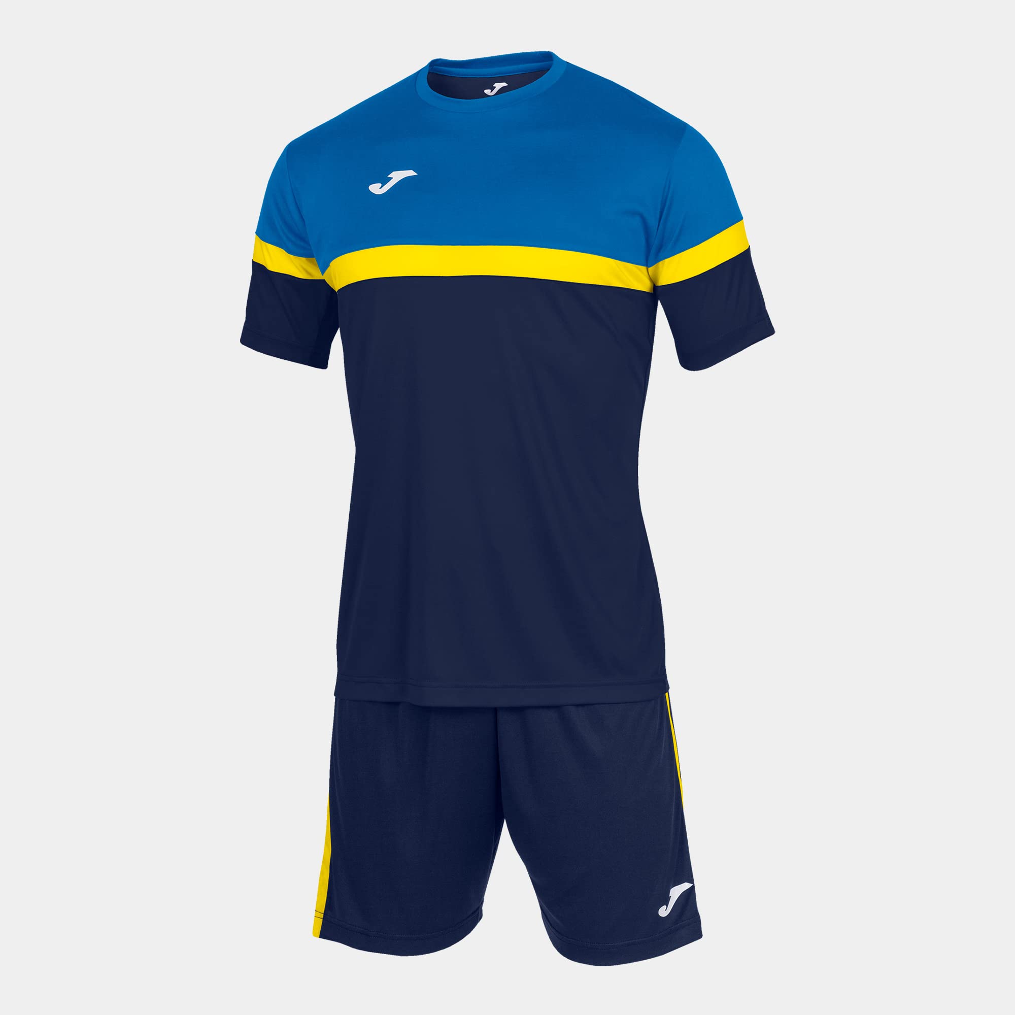 Joma Danubio Conjunto de Fútbol Camiseta y Pantalones Cortos, Hombre, Azul (Royal/Navy Blue), XL