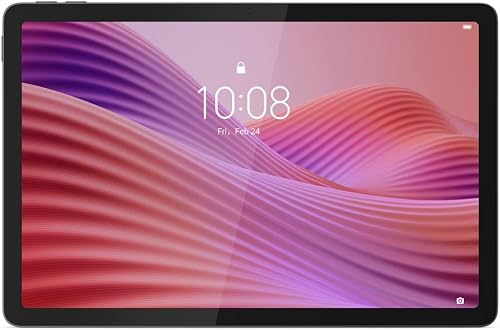 Lenovo Tab - 10.1" WUXGA Tablet (MediaTek Helio G85, 4GB RAM, 128GB, 60Hz, 2 Speakers, Wi-Fi 5, Bluetooth 5.3, Android 14) Luna Grey - Includes Transparent Case with Built in Stand - 3