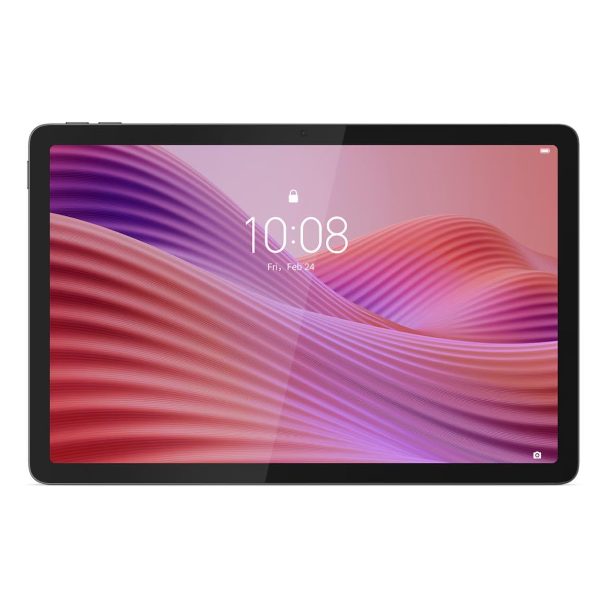 Lenovo Tab - Tablette 10,1" WUXGA (MediaTek Helio G85, 4 Go RAM, 128 Go, 60 Hz, 2 Haut-parleurs, Wi-FI 5, Bluetooth 5.3, Android 14) Luna Grey - Comprend Un boîtier Transparent avec Support intégré