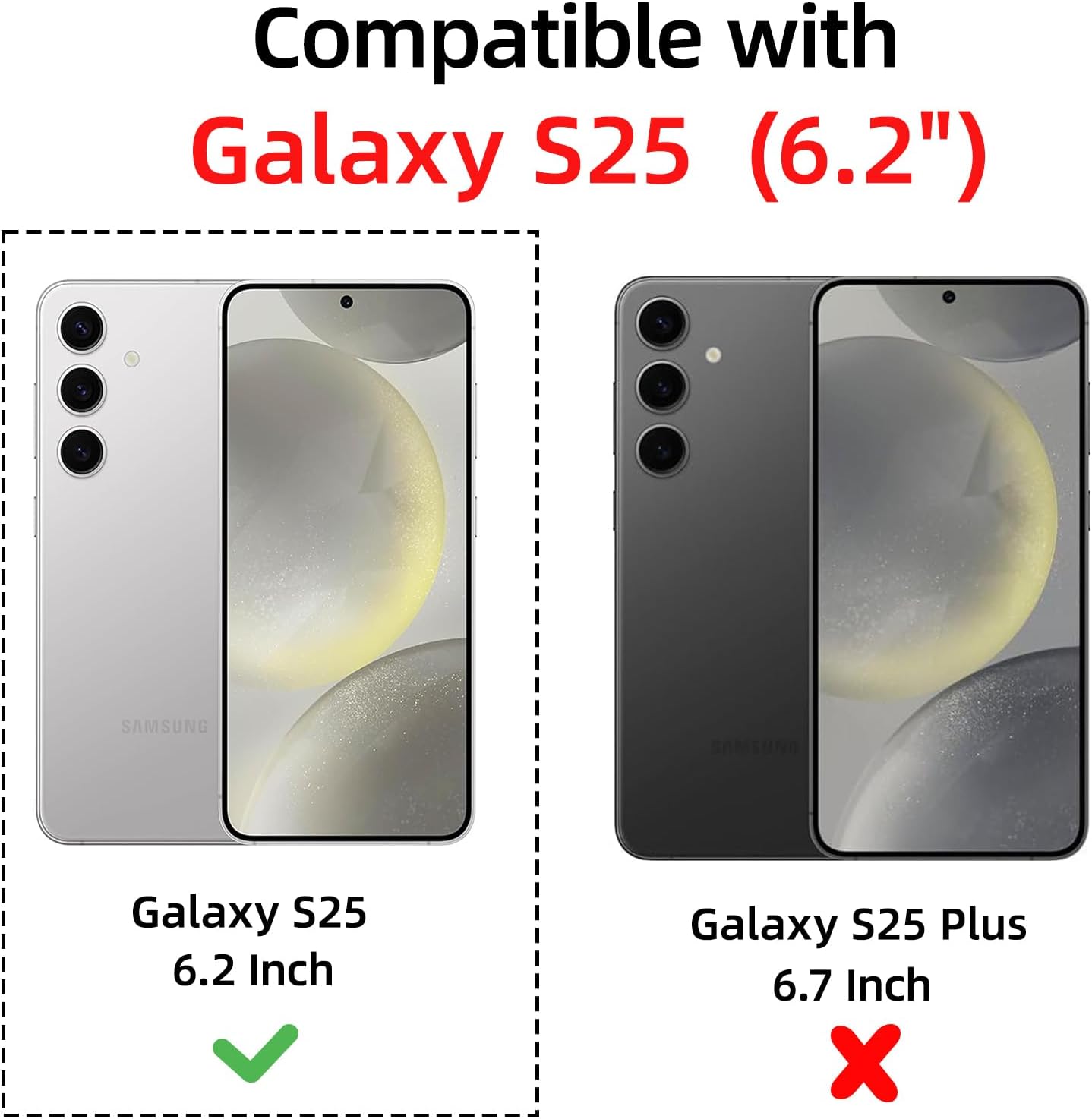 for Samsung Galaxy S25 Case, Floral Flowers Cute Aesthetic Clear Green Leaves Pattern Case for Women Girls,Transparent Slim Soft Shockproof Cover for S25,Green Leaves - Image 3