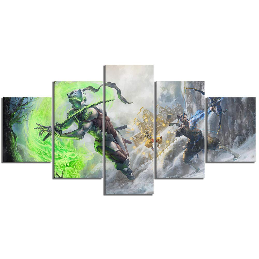 Buy BAOJIAN 5 Canvas Painting 5 Piece Digital Art Canvas Paintings