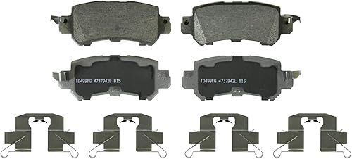 Wagner Brake ThermoQuiet QC1624 Juego de pastillas de freno de disco de cerámica