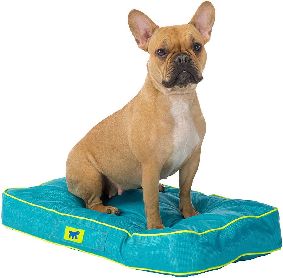 Ferplast Bed Polo 65 TECH Cushion Blue, Black/White, Mediano