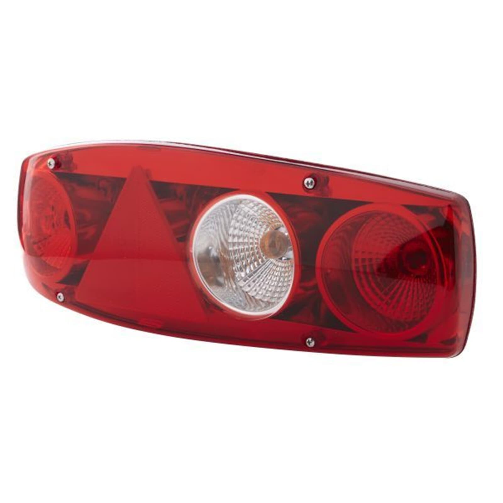 HELLA Luce posteriore - LED - 12V / 24V - avvitato - ECE/ADR/GGVS/Senza SAE - Colore diffusore luce: rosso/cristallino - Cavo: 280mm - Spina: DT04-6P C015 - Spina