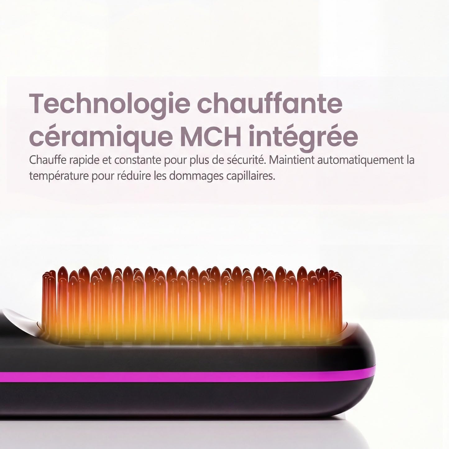 Cocoony Brosse à Cheveux, Brosse Coiffante Cocoony Cheveux Courts Volume,Brosse Lissante Ceveux Court Rechargeable Portable, Un Volume Coiffe en 2 Minutes (Bleu)