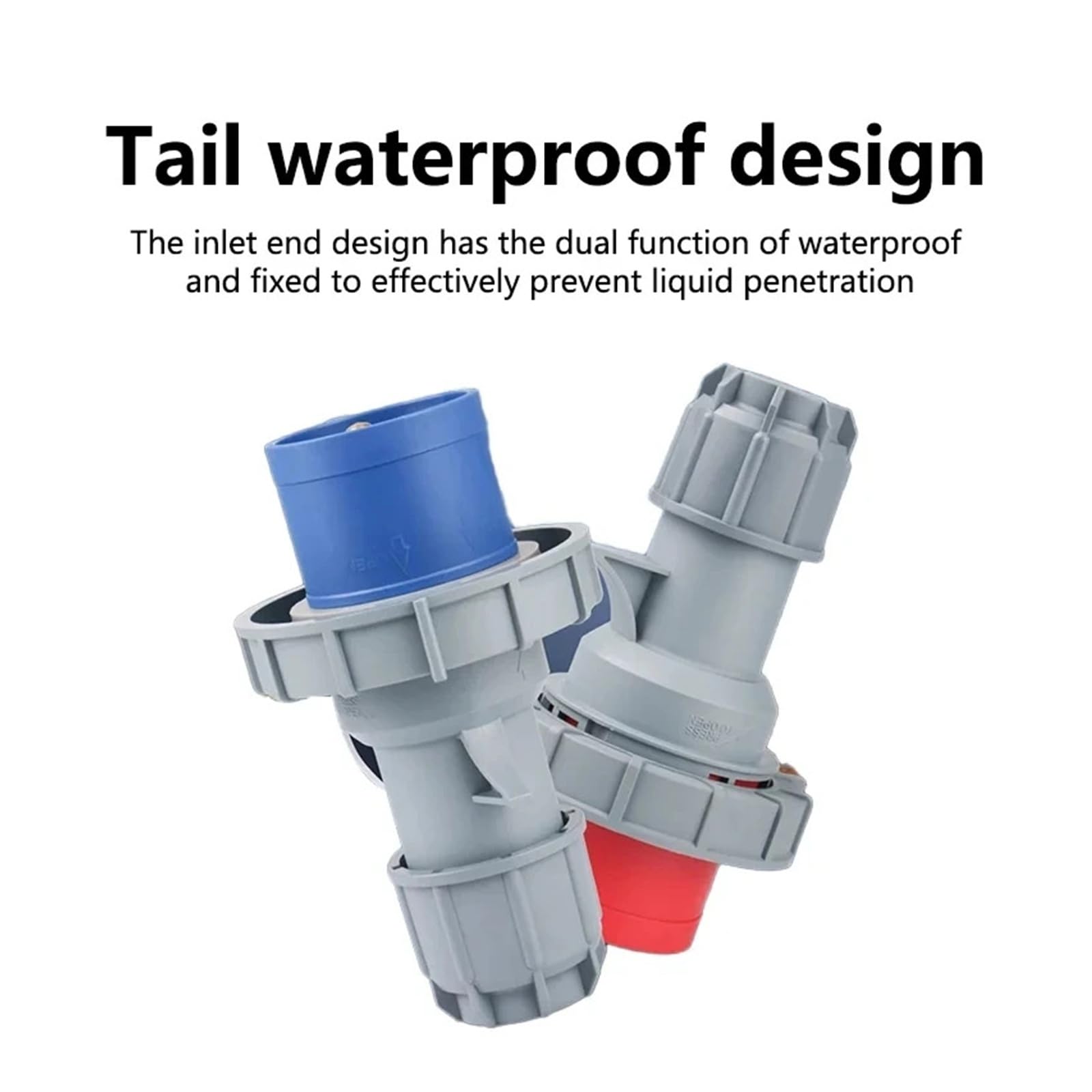 Spina e Presa Industriale 16/32A 3P/4P/5Pin Connettore Elettrico IP67 Presa a Parete Maschio Femmina(16A Connector,5 PCS-5P IP44)