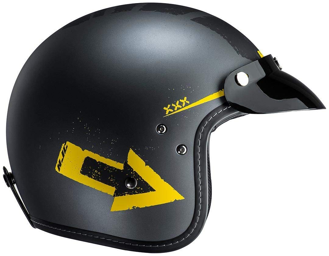 hjc fg 70s tales jet helmet helm Zwart/geel Auto & motor 17R Shield and Quickslide color-4k-shad 7 Bait Boosts for Color:Teaz N' Perch
