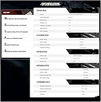 Vista 7 de HOLOSUN HE530G 2 MOA Dot & 65 MOA Circle Micro mira para rifle – Durable Shake-Awake Parallax Free Sight con carcasa de titanio, sistema de retícula