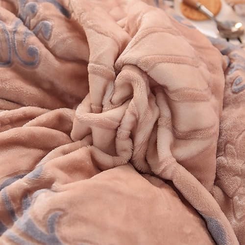 Miniatura 2 de FXJ Double Duvet Set Blue Flowers, Bedding Sets King Size Brown, Double Duvet Covers Set with Fitted Sheet Bedding Set Quilt Cover Sets Soft Warm