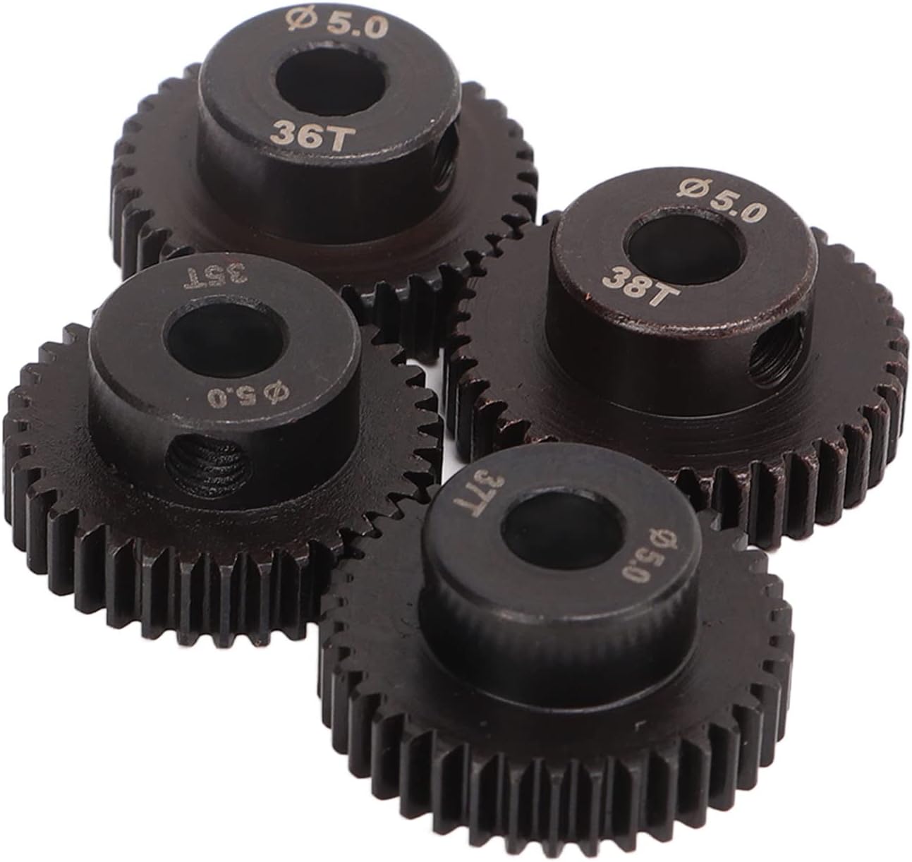 RC Metal Pinion Gear, Roll Smoothly 48DP 5.0mm Low