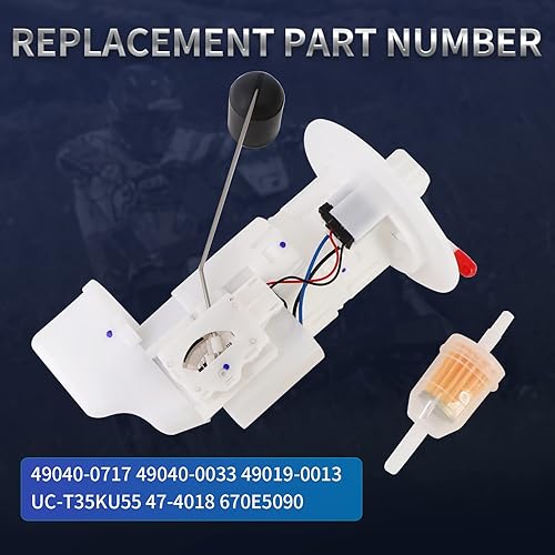 Miniatura 5 de Conjunto del módulo de bomba de combustible para Ka.wasaki Brute Force 750 2008-2021 49040-0717 49040-0033 49019-0013 UC-T35KU55 47-4018 670E5090