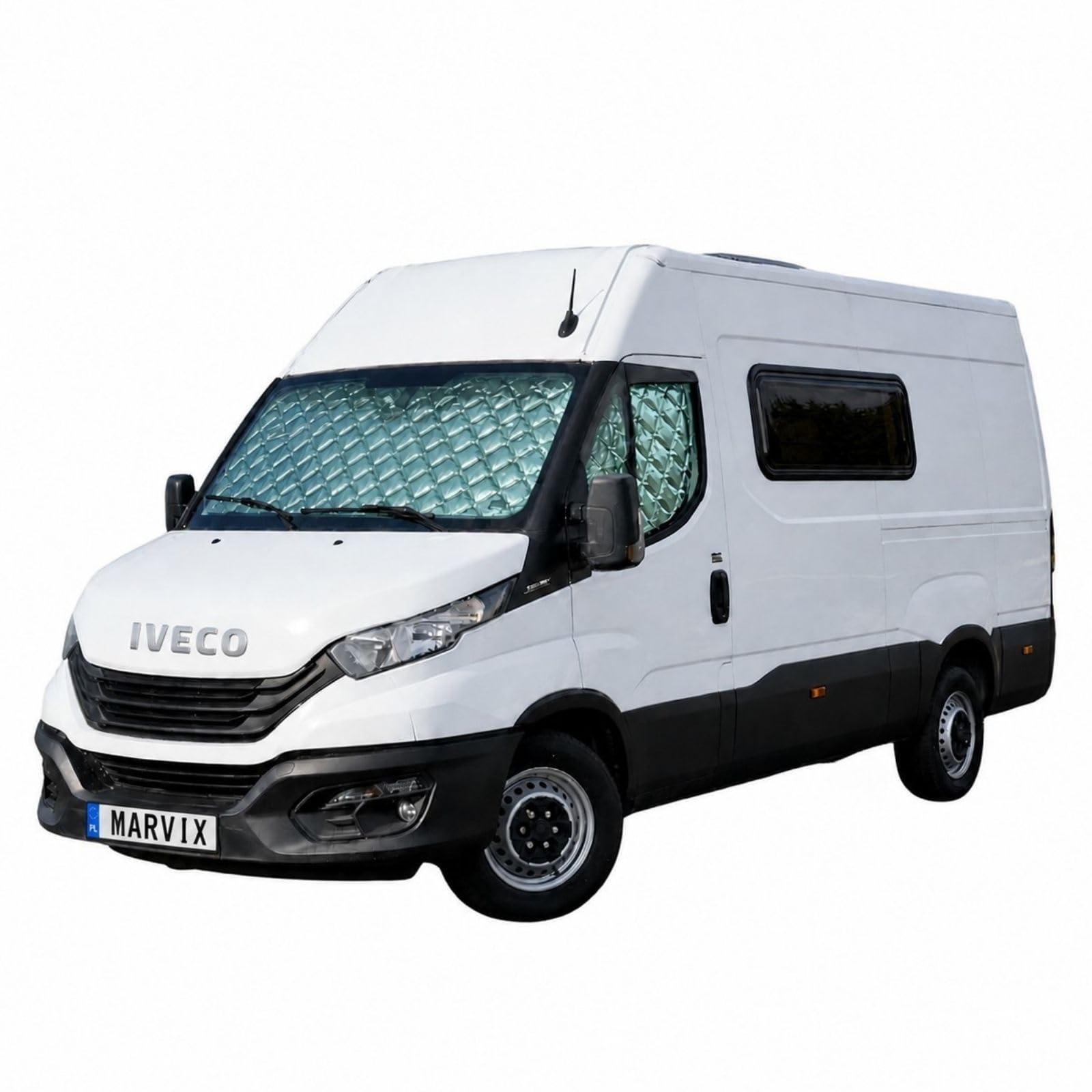 Marvix Copertura termica oscurante per cabina interna, 9 strati, copertura per finestra per Iveco Daily dal 2015 in poi, camper e camper