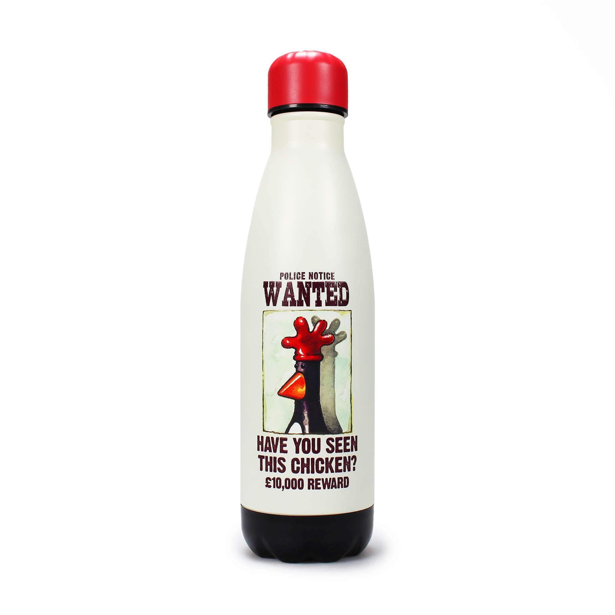 Water Bottle Metal (500ml) - Wallace & Gromit (Wanted)
