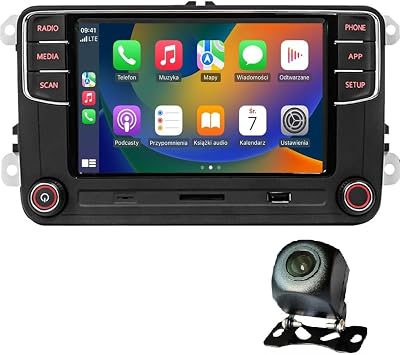 Car Stereo RCD360S RCD330 Carplay Bluetooth USB SD FM/AM Car Radio with Camera for VW Jetta Golf MK5 MK6 Passat CC EOS Tiguan