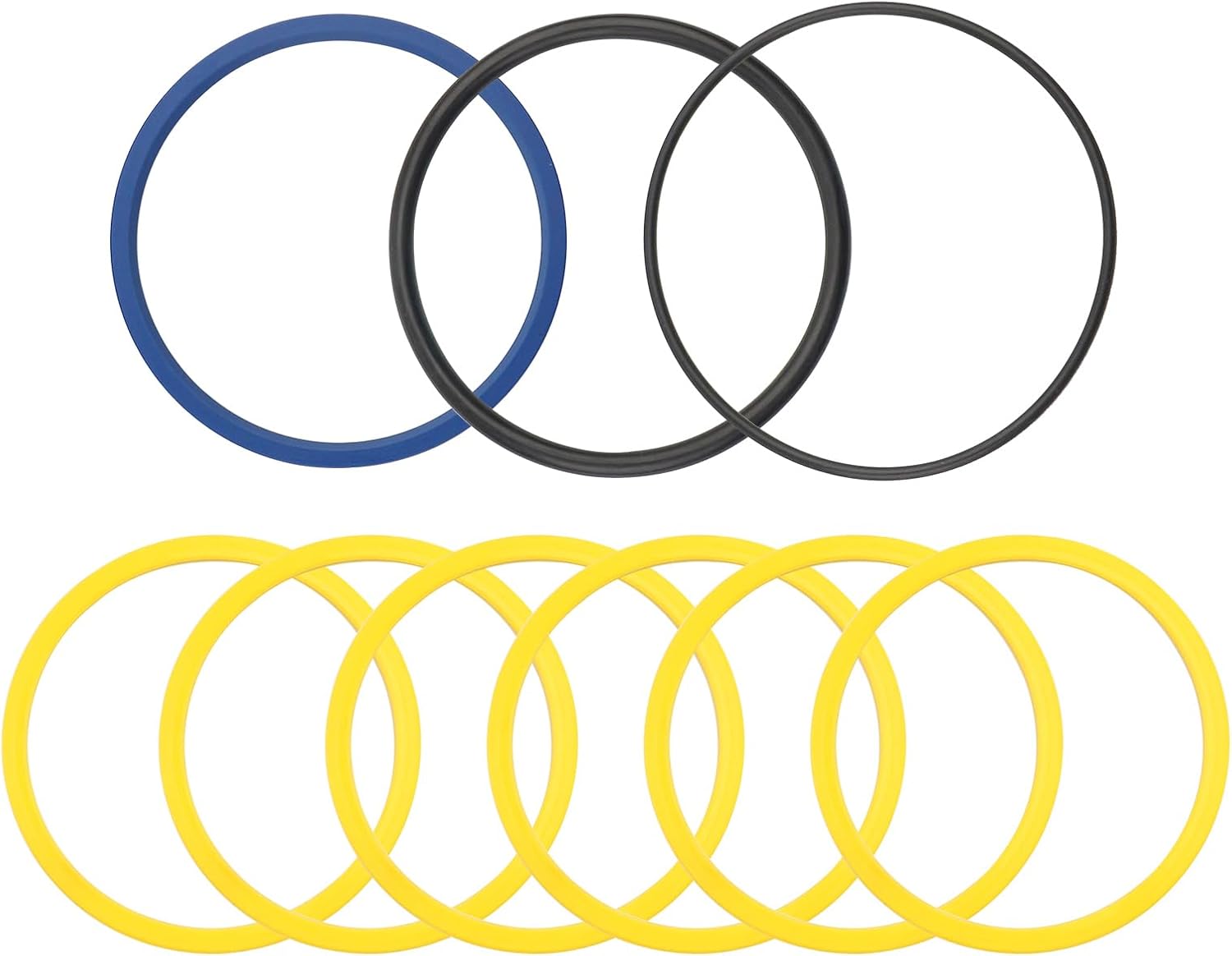 Manifold Seal Kit Compatible with John Deere 490E 690E 790ELC 892ELC 653G 110 120 160LC 160CLC 200LC 200CLC 225CLC-RTS 230LC 230CLC 270LC 270CLC 330LC 330CLC Replace AT154162