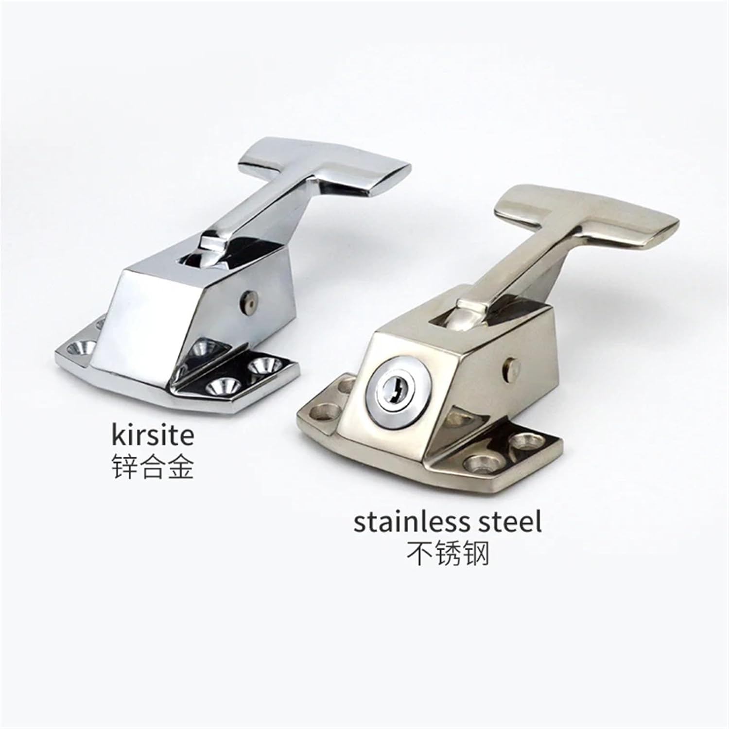 Spring Oven Handle Lock Core Freezer Test Box 304 Stainless Steel Zinc Alloy Oven Door Lock CT-68 1Pcs(Zinc no Lock)