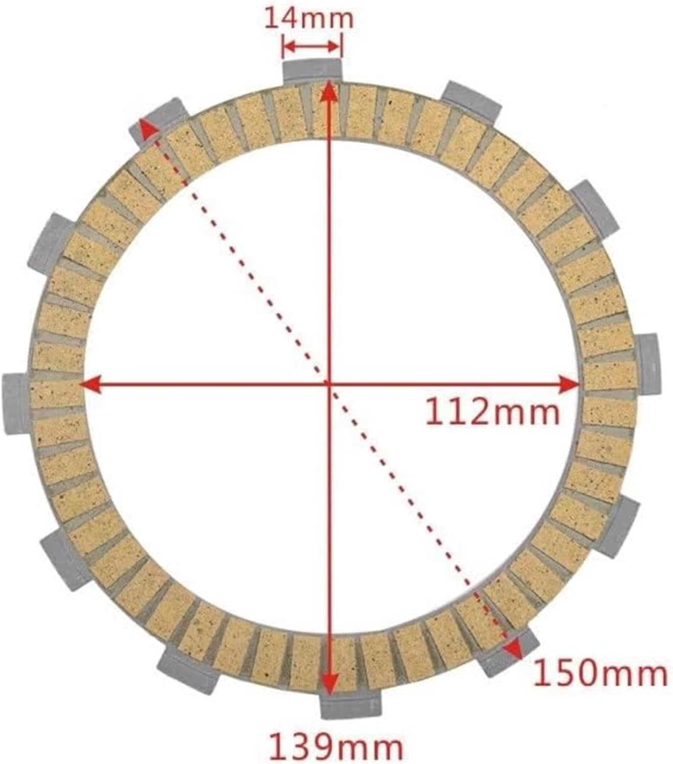ラッチフリクションプレートキット 用 ブルターレ 920 989 990 F4 1078 R 1090 バイク用ペーパーベースクラッ