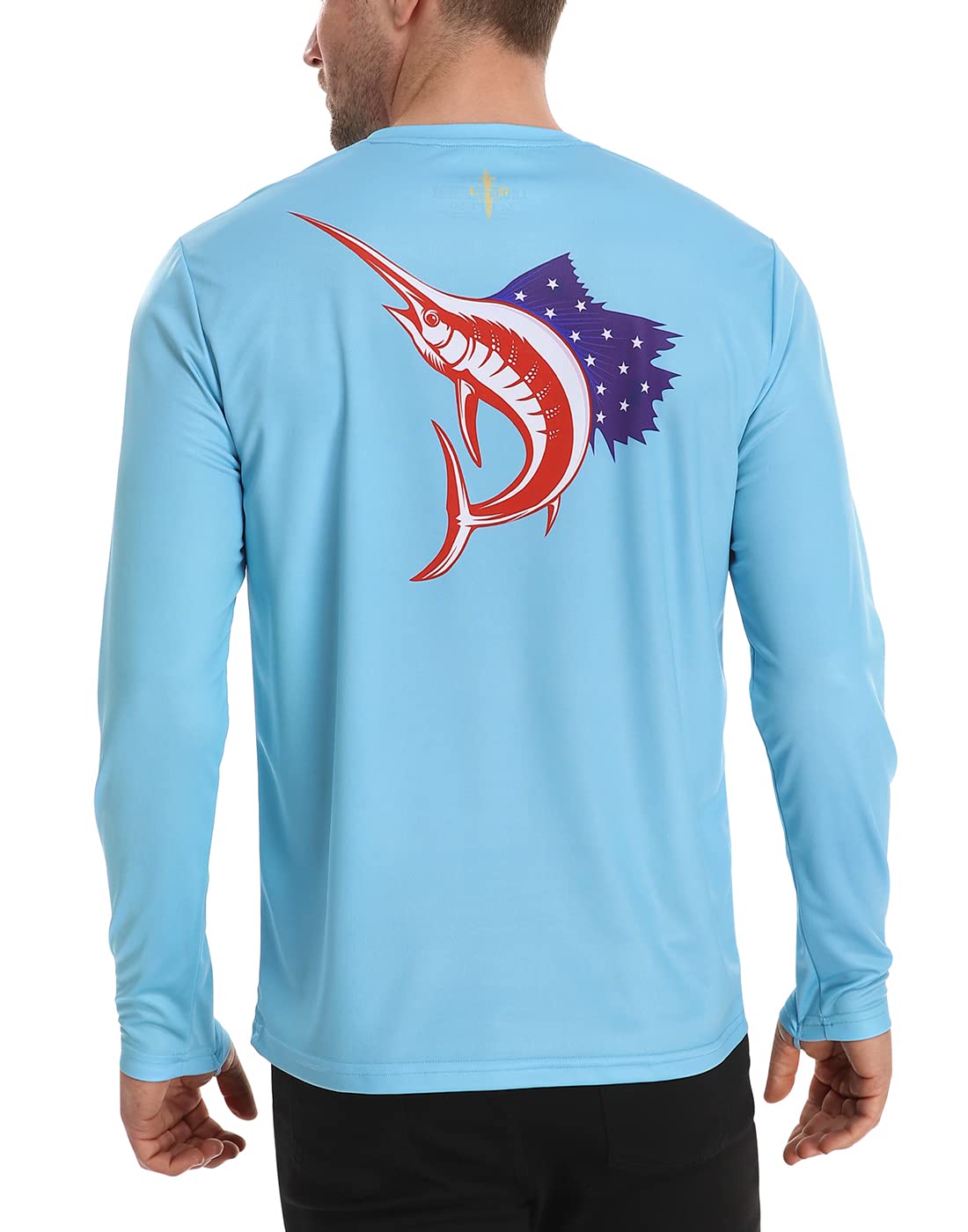 LRDFishing Shirts for Men Long Sleeve UPF 50 Sun Protection Performance Shirt