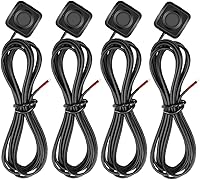Vista 9 de Interruptor de botón de presión tipo pasta Gebildet con LED y terminal para coche, barco, camión, autocaravana, CC12V/10A, 24V/5A, interruptor Cable