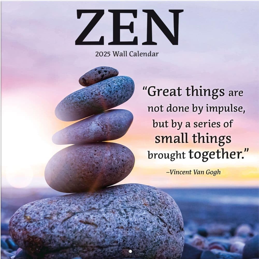 TURNER PHOTOGRAPHIC Zen 12x12 Photo Wall Calendar (25998940060)