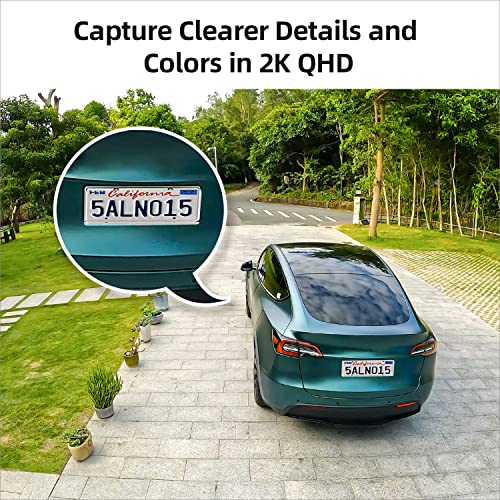 Aosu Solar Security Cameras Wireless Outdoor, 2K Solar Powered Camera, Battery Camera With Spotlight & Siren, 166° Ultra Wide Angle, No Monthly Fee, Ai Detection, Work With Alexa & Google Assistant #TOP4