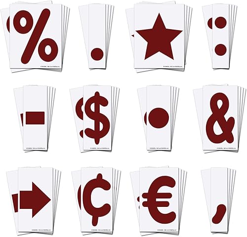 Miniatura 8 de KitAbility Letras de repuesto para tablero de mensajes blancos con pistas de 5 pulgadas, 3 de cada letra de la A a la Z, fondo negro sobre blanco