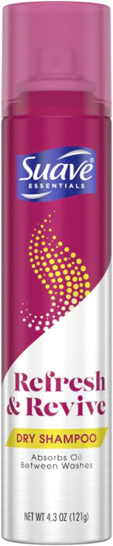 SuaveProfessionals Refresh & Revive Dry Shampoo, 4.3 Oz