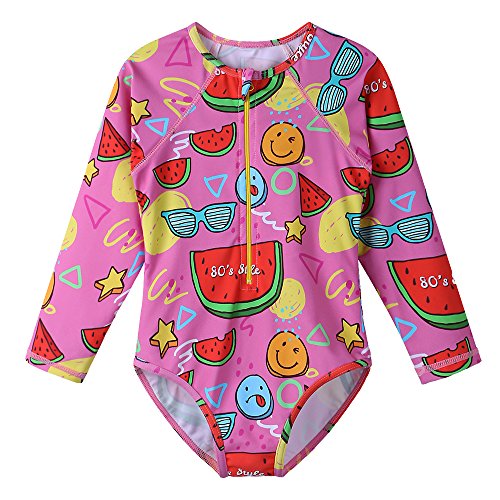 Preisvergleich Produktbild HUAANIUE Kinder Badeanzug Einteiliger Badeanzug Wassersportbekleidung UV-Schutz-Badebekleidung