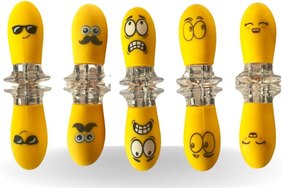 Fumiko's Unique Corn Holders for corn on the cob - 10 PCS/5 corn cob holders set, Fun Faces, interlocking corn holder set making your corn on the cob experience even more entertaining