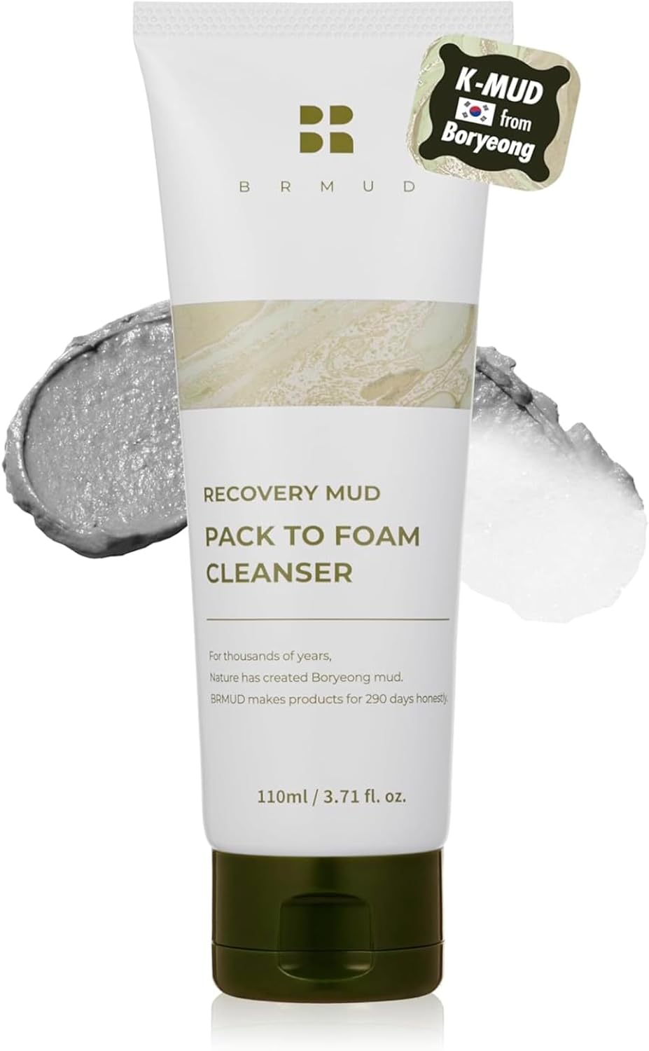 BRMUD (Cardi B Mask) RECOVERY MUD PACK TO FOAM CLEANSER 110ml BRMUD (Cardi B Mask) RECOVERY MUD PACK TO FOAM CLEANSER 110ml