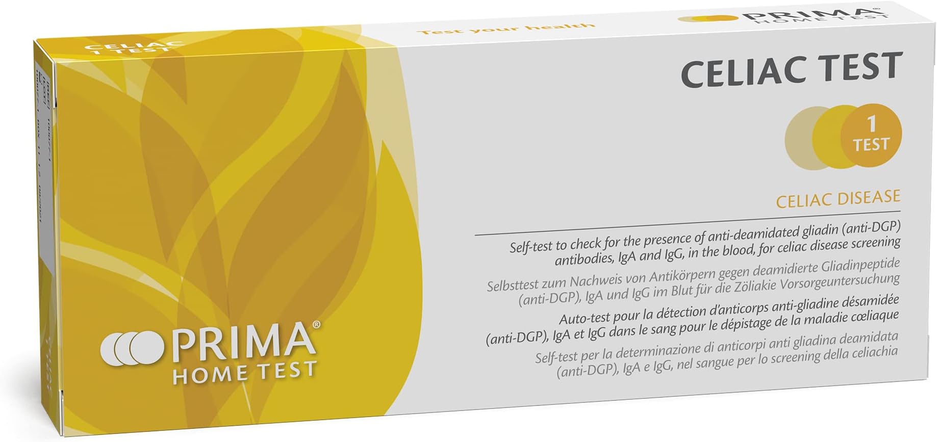 Coeliac Gluten Sensitivity Home Test for IGA and IgG Antibodies | Results in 10 Minutes