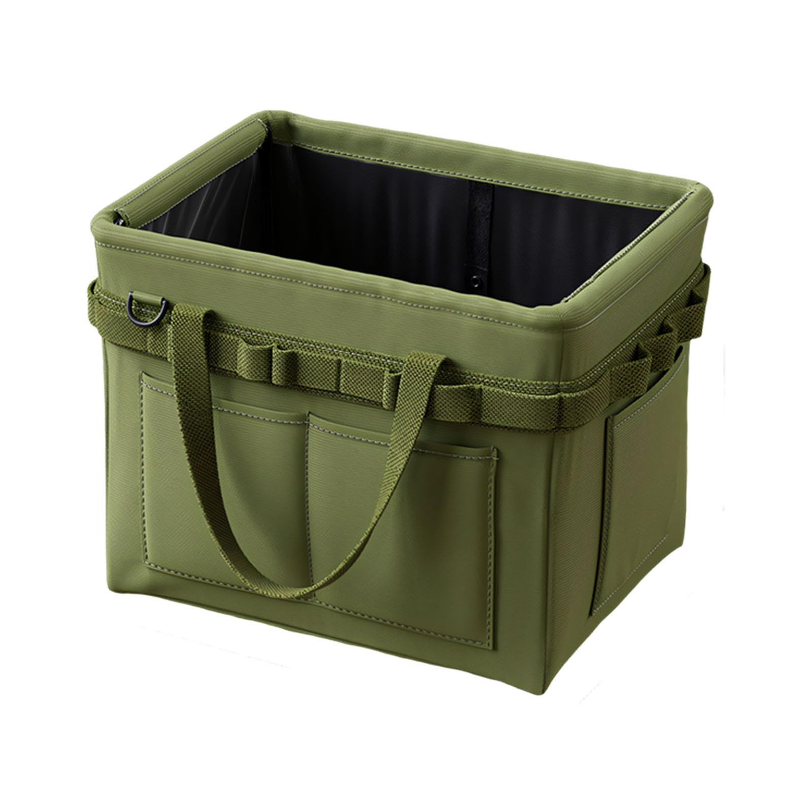 Rgybao Green Equipment Backpack Offering Expandable Compartments And Adjustable Straps For Easy Transport Foldable Tool Storage