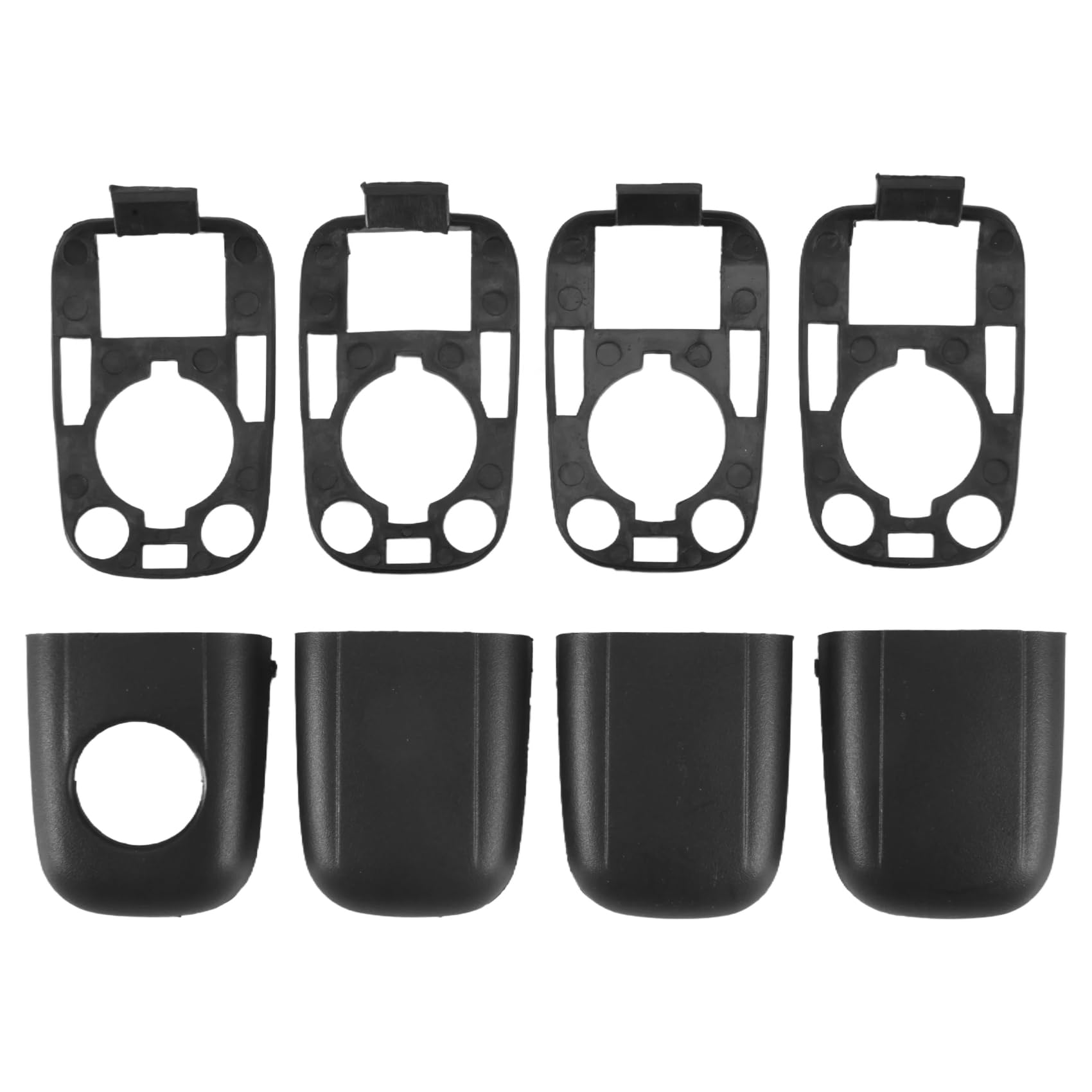 qimoi Car Door Handle End Cap Trim Kit with Stopper 9101AA for 307 C2 C3