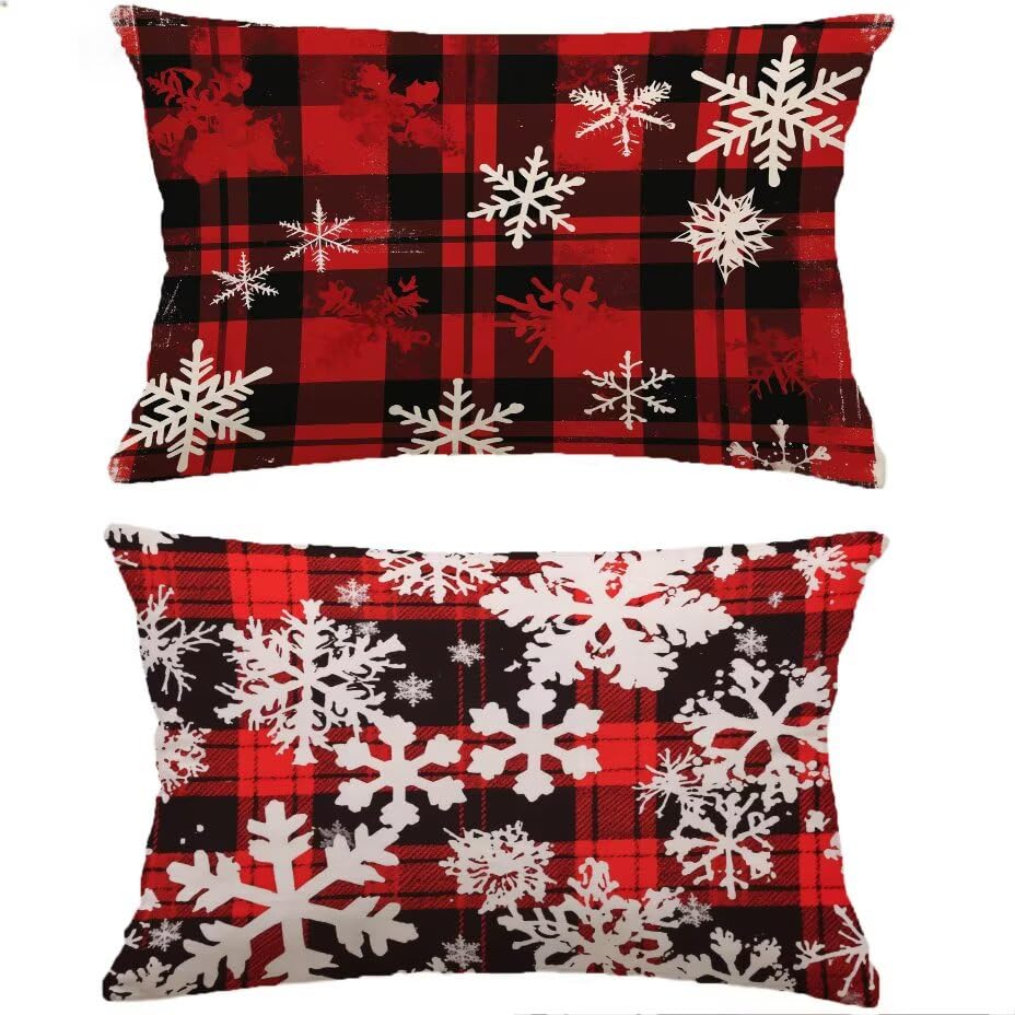 Funda de cojín lumbar exterior rectangular de 40x60 cm fundas cojín de jardín rojo 2