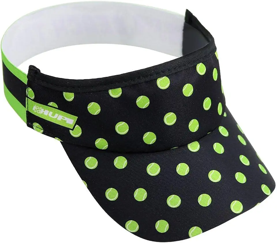 Viseira Beach Tennis Hupi Preto/verde