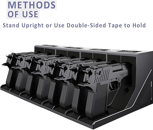 Miniatura 4 de SUMING Soporte universal para pistolas, soporte para pistola segura para pistolas, soporte para pistolas, soporte para pistola de almacenamiento de