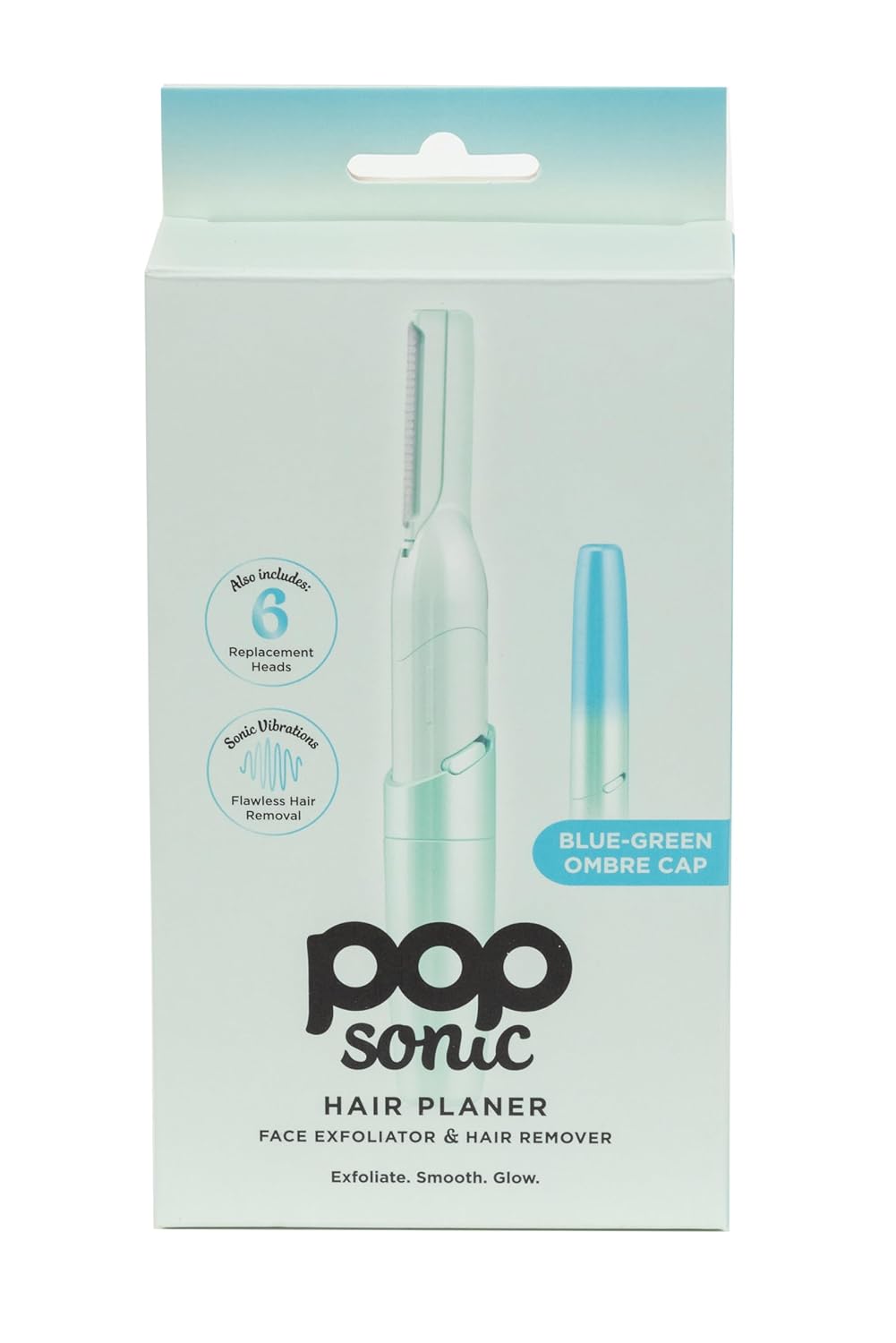 Amazon.com: Facial Hair Planer for at-Home Dermaplaning (Blue-Green ...