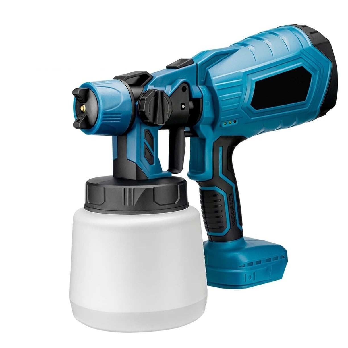 Pulverizadores de pintura PISTOLA DE PULVERIZACIÓN eléctrica inalámbrica , pulverizador pintura HVLP alta potencia, aerógrafo con revestimiento acero para muebles automáticos Pistola de Pulverización