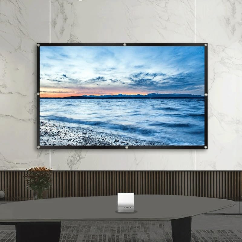 Pantalla de proyección portátil para interior y exterior 120 pulg miniatura 3