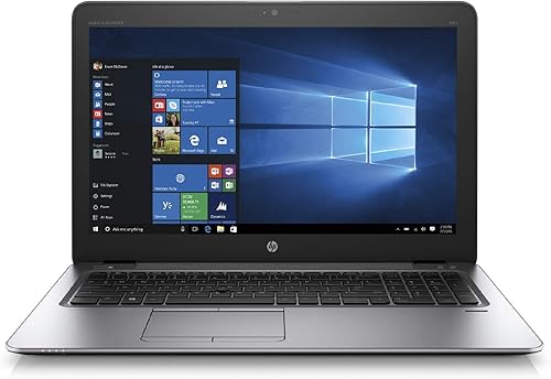 HP Elitebook 850 G3 15.6" HD, Core i5-6300U 2.4GHz, 16GB RAM, 500GB unidad de estado sólido, Windows 10 Pro 64Bit, (Renovado)
