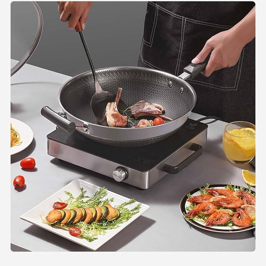 Amazon.com: Generic 316 Stainless Steel Frying pan, Non