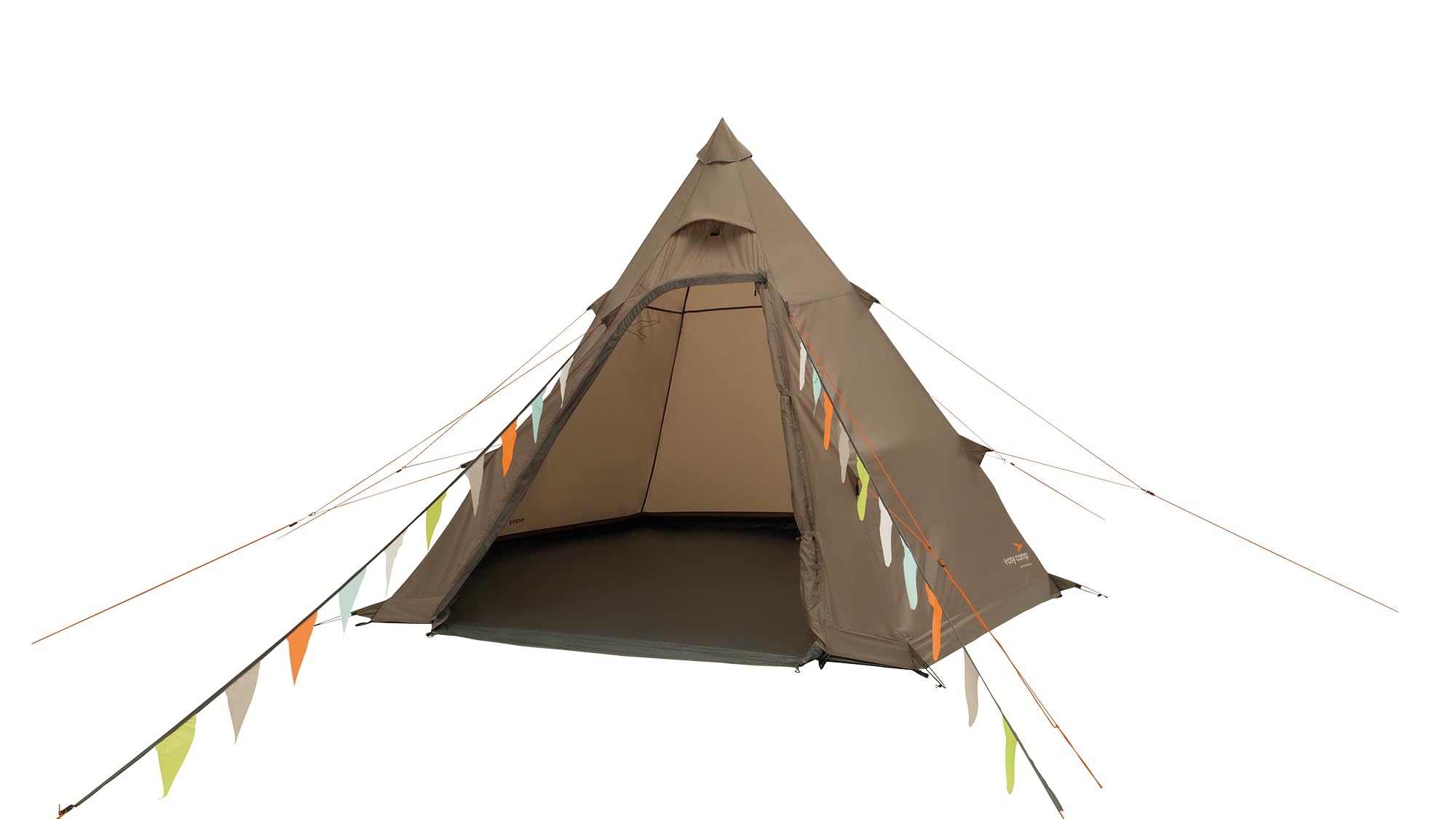 Easy Camp Otra Tenda Tippata per 4 Persone, 300 x 275 cm, Marrone