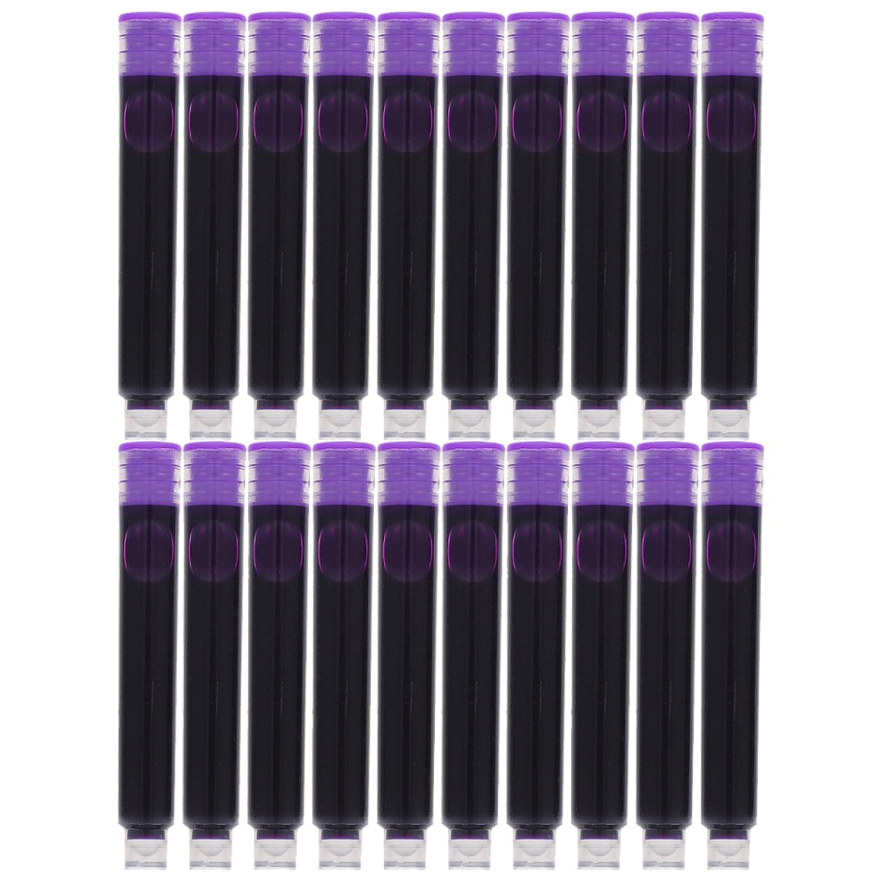 Ricarica Penna Stilografica 100 Pezzi Plastico Colore Cancellabile | Festa Scuola Decor, Inchiostro per Stilografica, Design Ergonomico, Ricariche per Scrittura Quotidiana