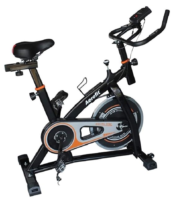 Aerofit Spin Bike AF783 (Black) 8 kgs High Inertia Spin Wheel Best Spin Bike for Gym