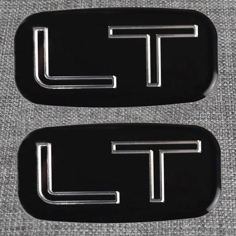 Emblemas LT para pilar de techo cromados, adhesivos de cabina 15036136 para coches de 1999 a 2007