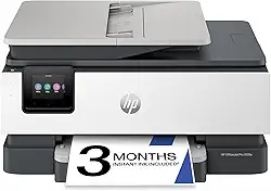 HP OfficeJet Pro 9135e Impressora multifuncional, colorida, impressora para pequenas e médias empresas, impressão, cópia, digitalização, fax, tinta instantânea sem fio elegível (3 meses incluídos);