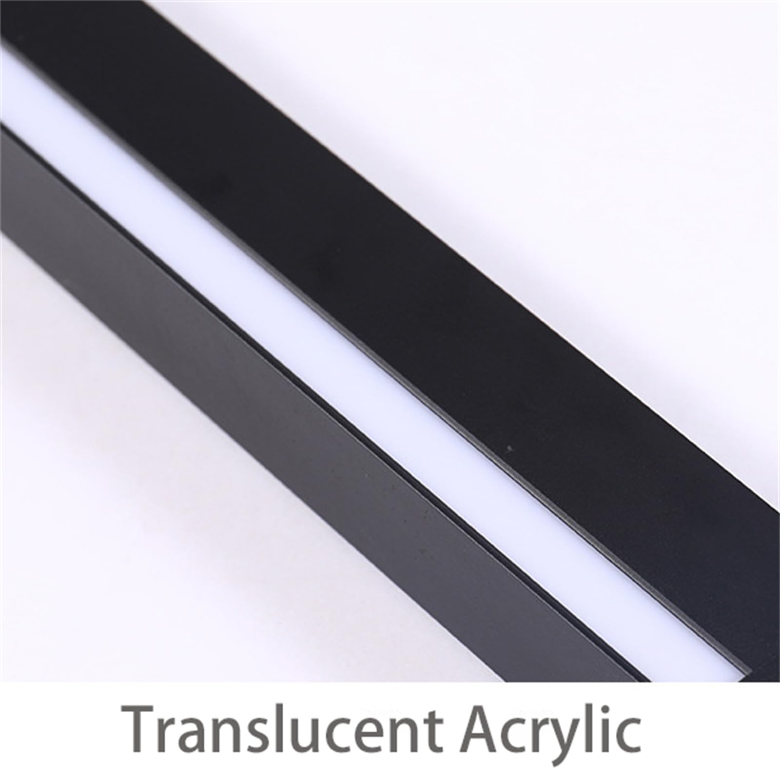 Applique Murale LED Rechargeable Batterie avec Interrupteur Lampe Murale Aluminium Acrylique Intérieur Éclairage Mural Noir Longue Design Moderne Luminaire Mural Pour Couloir (100cm,Lumière Chaude)